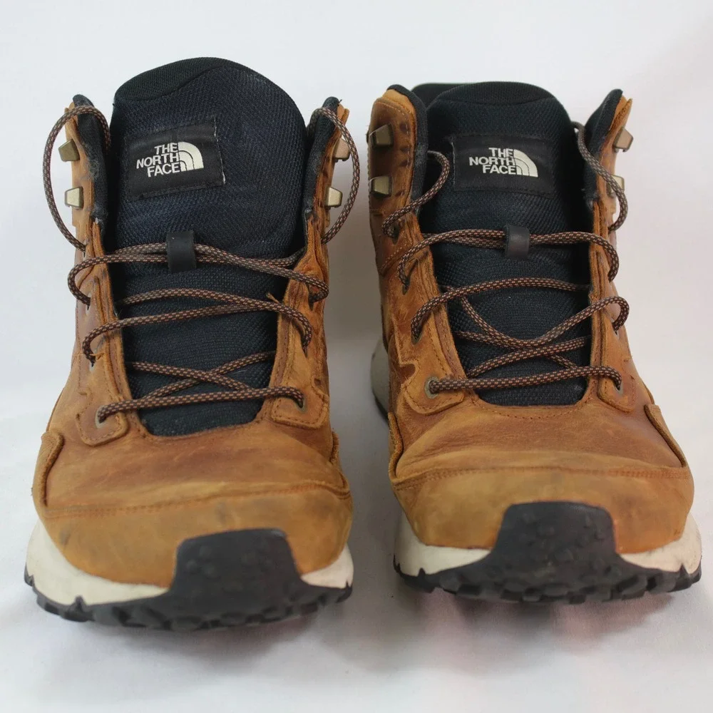 The‎ North Face Brown Safien Mid GTX Waterproof Hiking Boots Men's Size 14